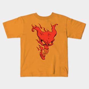 flame devil Kids T-Shirt